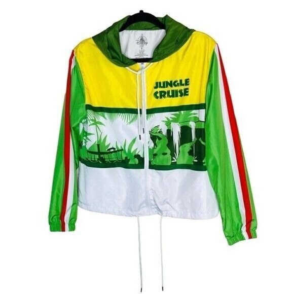 DISNEY Parks Magic Kingdom Jungle Cruise Windbreaker Jacket Adult Size Small - Picture 3 of 11